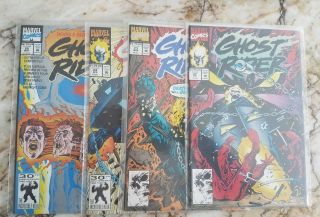 Ghost Rider (1990) 22 23 24 25 Nm - 1st Midnight Sons 1 Death Dan Ketch Comic 1