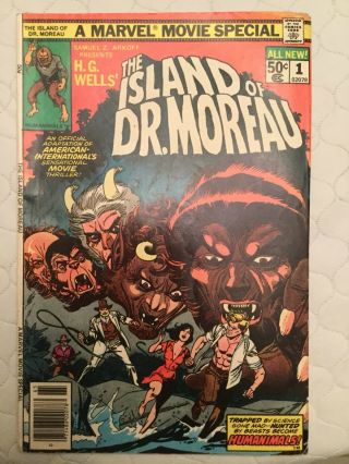 The Island Of Dr.  Moreau 1 (1977,  Marvel)