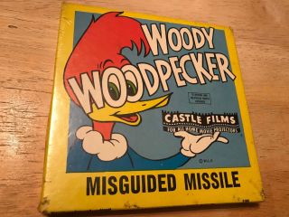 Woody Woodpecker " Misguided Missile " Castle Films 553 8 Complete
