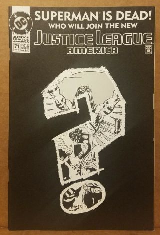 Justice League America 71 (1993) Collector 