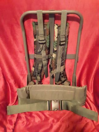 Lc - 2 Alice Pack Frame With Camo Straps And Kidney Pad And Belt