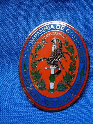 Portugal Military Comandos Commandos Unit Badge Scorpions 2 Companhia Badge