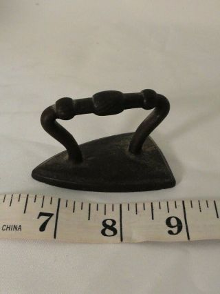 Antique Victorian Miniature Salesman Sample Cast Iron Sad Iron