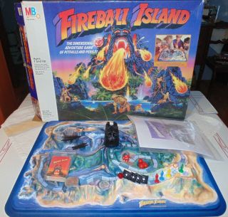 Fireball Island Vintage 1986 Milton Bradley Board Game 100 Playable,  44