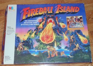 Fireball Island Vintage 1986 Milton Bradley Board Game 100 PLAYABLE,  44 2