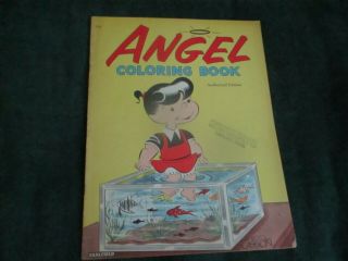 Angel 1957 Coloring Book Plus A Full Paper Doll Cover