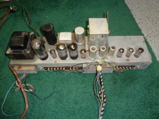 Vintage Hammond Ao - 29 - 13 Tube Amplifier With All Tubes.  6v6 Power Tubes