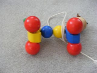 Wooden Cat or Dog Pull Toy Made in Germany 2