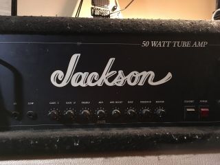 Vintage Jackson Jg2 50 Watt Tube Guitar Amp Head Made In England By Laney