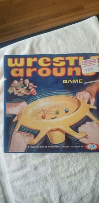 Vintage 1969 Ideal Wrestle Around Game - Complete