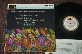 Rudolf Kempe: Kodaly - Hary Janos; Tchaikovsky (w/g Hmv Asd 494 Uk Lp)