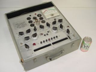 Vintage Hickok 533a 533 A Dynamic Mutual Conductance Tube Tester Checker Project