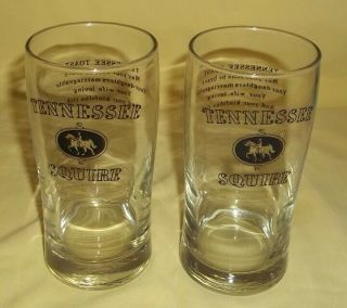 Set Of 2 Jack Daniels Tennessee Squire 8 Ouonce Cocktail Glasses -