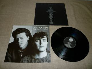 Tears For Fears Songs From The Big Chair Vinyl Album Lp Record Nr