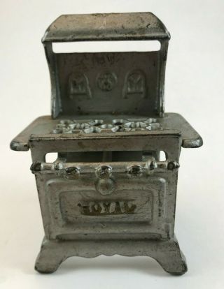 1920s Royal Arcade Cast Iron Toy Stove Vintage Miniature Dollhouse Kitchen