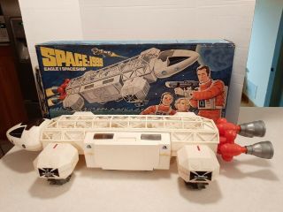 Vintage 1976 Mattel Space 1999 Eagle 1 Spaceship With Box V