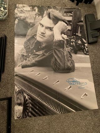 Morrissey - Bona Drag 2010 Reissue Poster Signed By Morrissey The Smiths