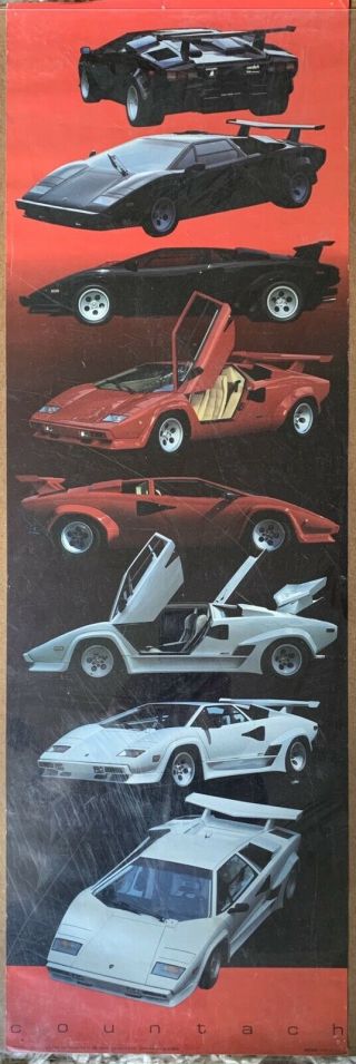 1988 Lamborghini Countach Poster