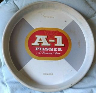 Rare Vintage A - 1 Pilsner Beer Metal Tray Arizona Brewing Co