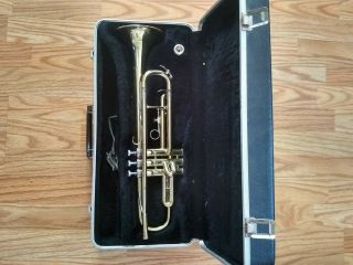 Vintage Besson Trumpet W/ 7c And Case