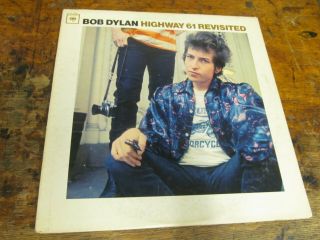 Bob Dylan Highway 61 Revisited Lp Columbia 2 Eye Mono Vg,  Plays Well 60s