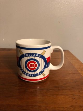 Rare Vintage Chicago Cubs Baseball Club Coffe Mug