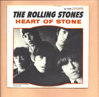 The Rolling Stones.  Heart Of Stone/what A Shame.  London 9725 W/picture Sleeve