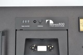 Nakamichi 600 2 - Head Cassette Deck Player Recorder - Vintage Studio Tape 2