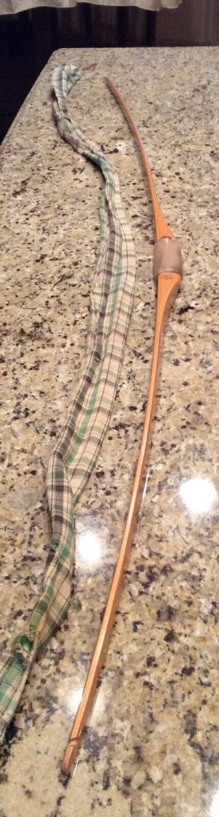 Bear Vintage Longbow 1952 38 Pound 62 Inch Incredible Right Hand