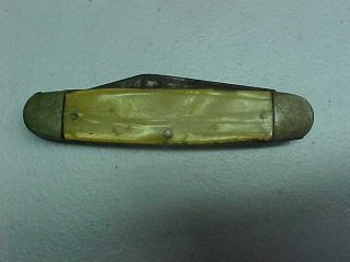 Rare 1950s Old Antique 3 1/4 " Wards U.  S.  A.  Three Blade Pocket/ Folding Knife