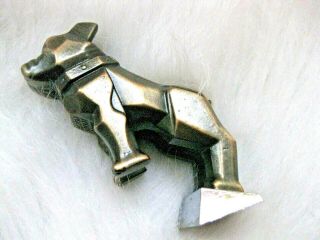 Brass Plated " Mack Jr.  " Bulldog Hood Ornament,  87931,  Vintage