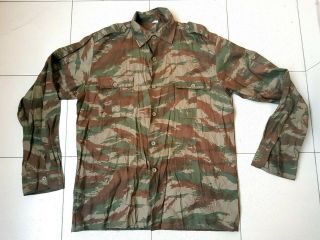 Bosnian Serb Army Green Tigerstripe Camouflage Shirt Serbian Serbia Krajina War
