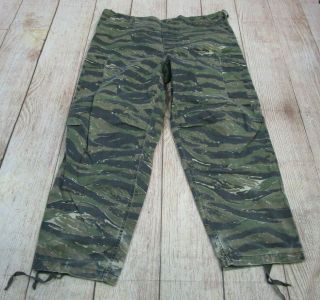 Made In Russia Military Tiger Stripe Camo Camouflage Pants Trousers Size 2xl Reg