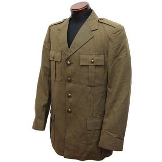Unissued Italian Army Wool Blend Dress Blazer Jacket Military Coat Uniform