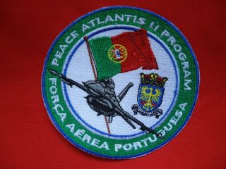 Portugal Portuguese Air Force ForÇa Aerea Peace Atlantis Program Patch
