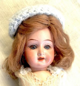 Antique Schoenau & Hoffmeister Bisque & Wood Jointed Doll,  Pb Star 1909 11/0 - 9 "