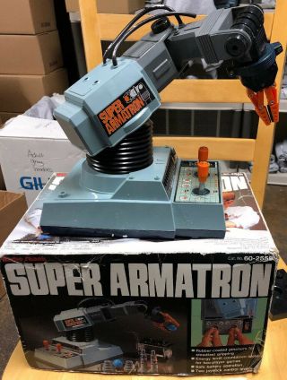 Vintage Radio Shack Armatron With Accessories And Box.