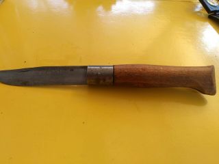 Antique Pradel Wooden Handle French Knife