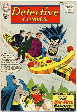 Detective Comics 289 1961 Vg/fn Batman & Robin Bat - Mite Cover & Story