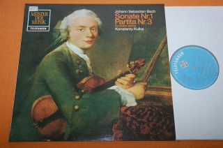 Kulka Bach Sonata No.  1 & Partita No.  3 For Solo Violin Telefunken Stereo 70s Nm