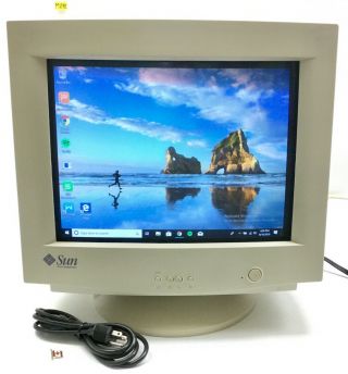 Vintage Sun Microsystems Chb7727l 17” Crt Color Monitor M272