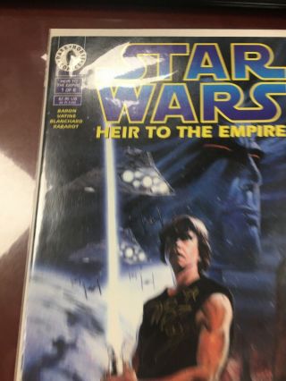 Star Wars Heir To The Empire 1 Df Signed 1st Thrawn Mara Jade Dynamic Forces