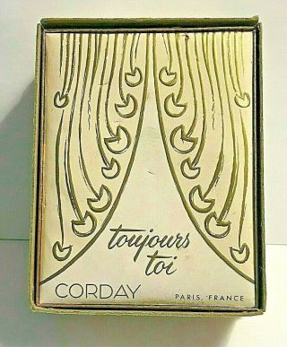 Toujours Toi By Corday 1 Oz Parfum Perfume Extract Vintage Rare