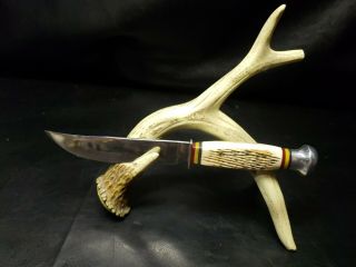 Deer Antler Horn Picture Photo Frame Knife Display Rack Holder Decor Shop Home