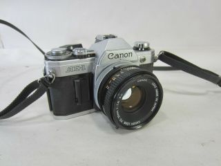 Vintage Canon Ae - 1 35mm Camera W/50mm Lens