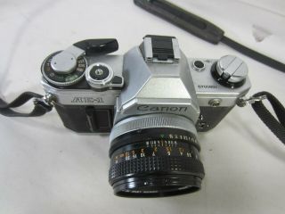 Vintage Canon AE - 1 35mm Camera w/50mm Lens 2