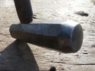 Vintage 4 Lb.  13 Oz.  Blacksmith/anvil/bladesmith Dog Head Saw Hammer