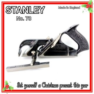 Vintage Stanley No 78 Rabbet Plane Made In England