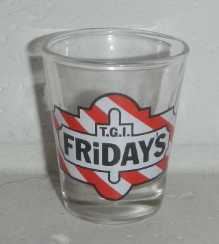 Tgi Fridays Tgif Restaurant Logo Short Standard Shot Glass