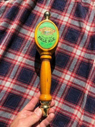 Vintage Sierra Nevada Draught Style Pale Ale Beer Tap Handle Wood Bar Tavern Pub